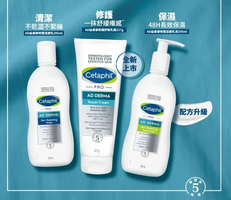 Cetaphil 舒特膚 AD益膚康修護滋養乳液 敏感肌乳液推薦 